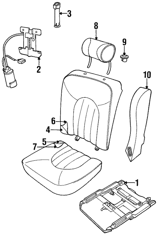 Bolster-Side - Discontinued (Jaguar OEM) GXF5789CASDCOEM
