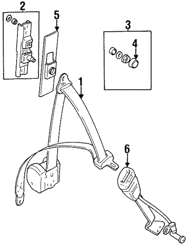 Seatbelt HNA7006AAAGDOEM