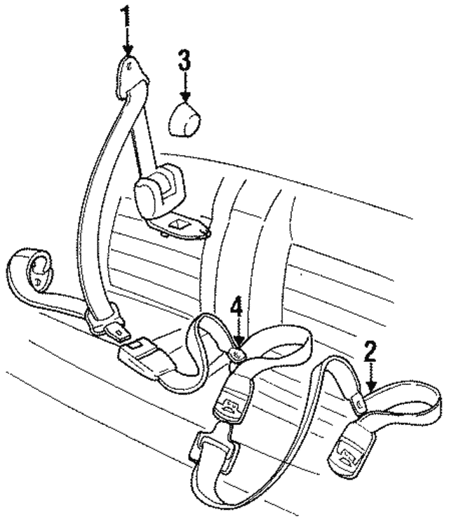 Seatbelt - Discontinued HNA7067BALEGOEM