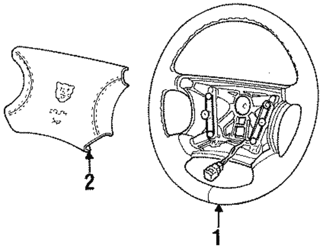 Wheel-Steering (Jaguar OEM) HNA9181BELEGOEM