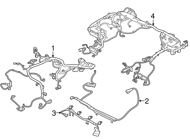 Harness-Link (Jaguar OEM) JDE35617OEM