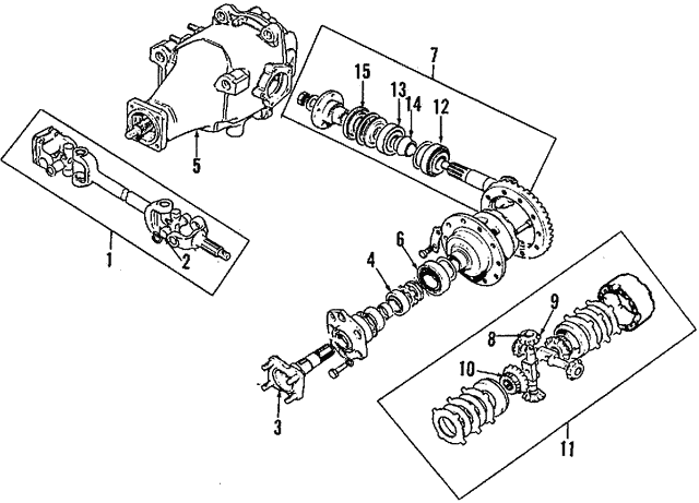 Crownwheel & Pin - Discontinued (Jaguar OEM) JLM12439OEM