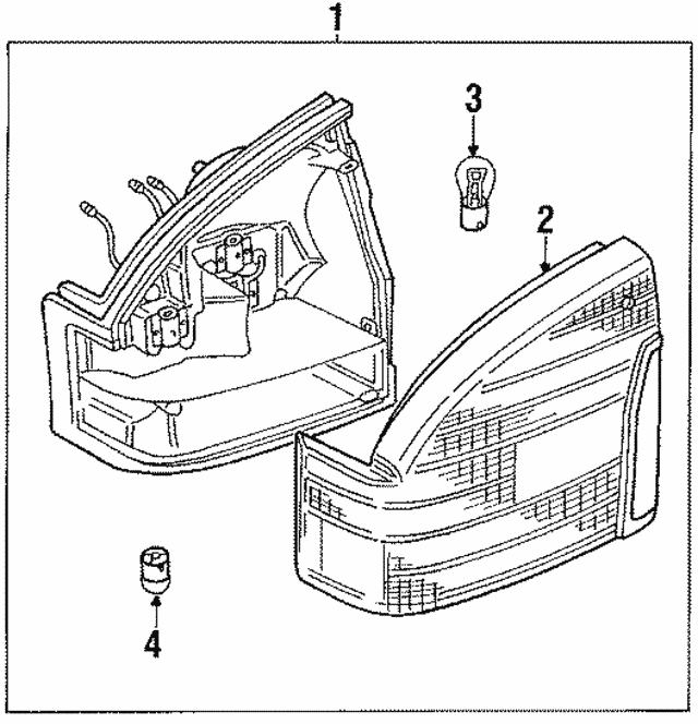 Lens (Jaguar OEM) JLM1553OEM