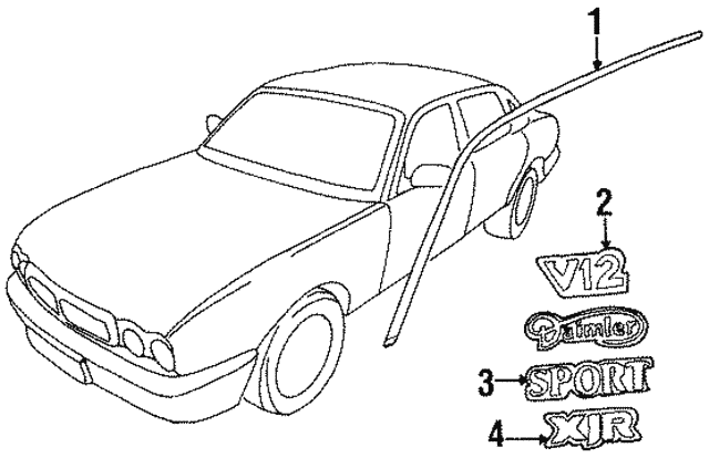 Finisher-B/C Pos (Jaguar OEM) JLM21295OEM