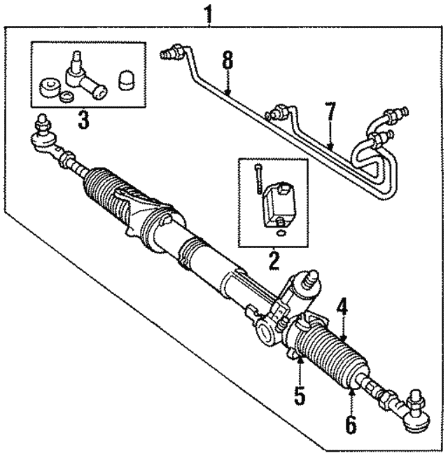 Jaguar Rack&Pinion-Stee - Discontinued MNA3891ABEOEM