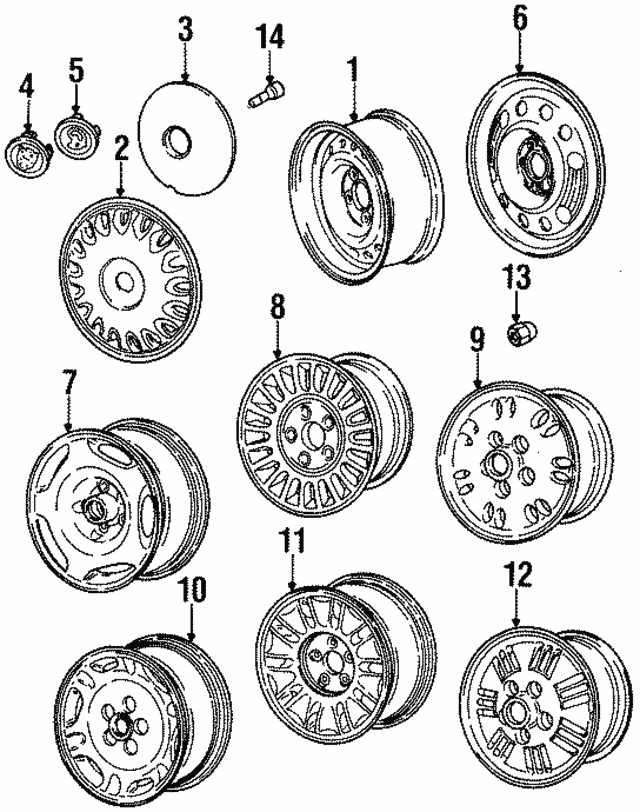 Jaguar Wheel-Road - Discontinued MNA6113FBOEM