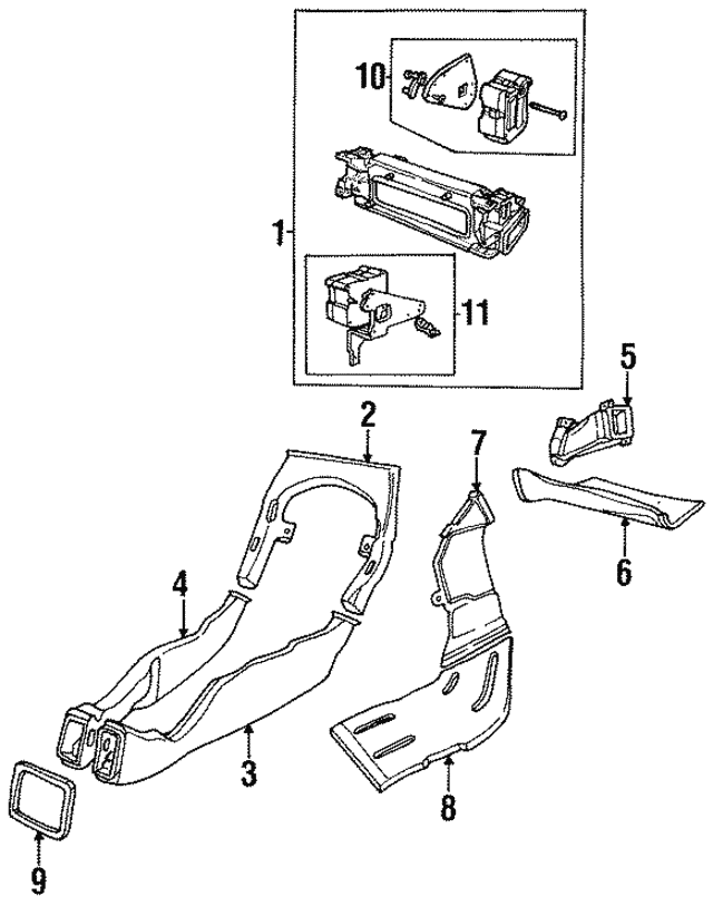 Jaguar Duct-Face Level - Discontinued MNA6679ABOEM