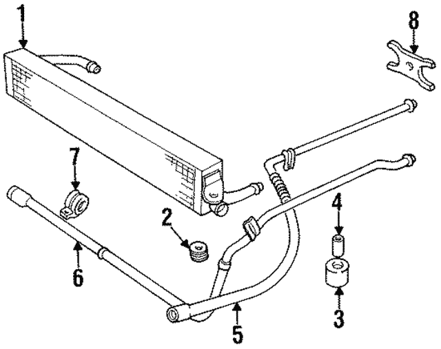 Oil Cooler MNA7440CAOEM