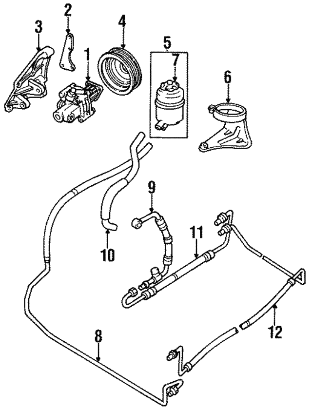 Jaguar Pump-Power Steer - Discontinued MNA8111BBEOEM