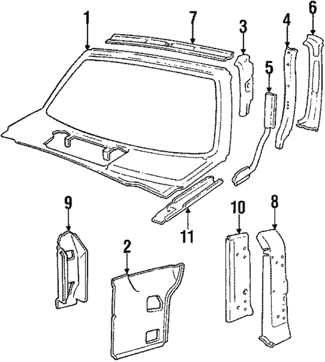 Panel-Facia Side - Discontinued (Jaguar OEM) RTC1570OEM