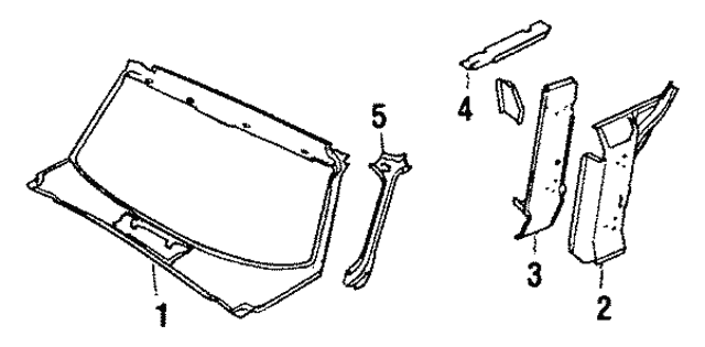 Panel-A-Post Clo - Discontinued (Jaguar OEM) RTC1620OEM
