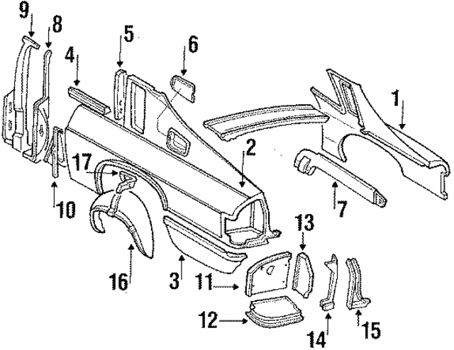 Panel-Closing - Discontinued (Jaguar OEM) RTC1647OEM
