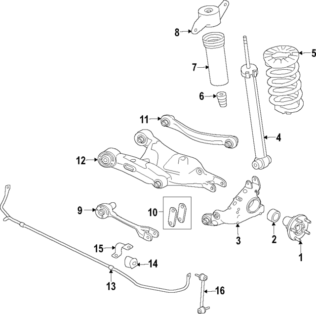 Spring-Road (Jaguar OEM) T2H2029OEM