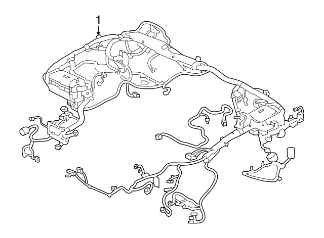 Harness (Jaguar OEM) T2H29544OEM