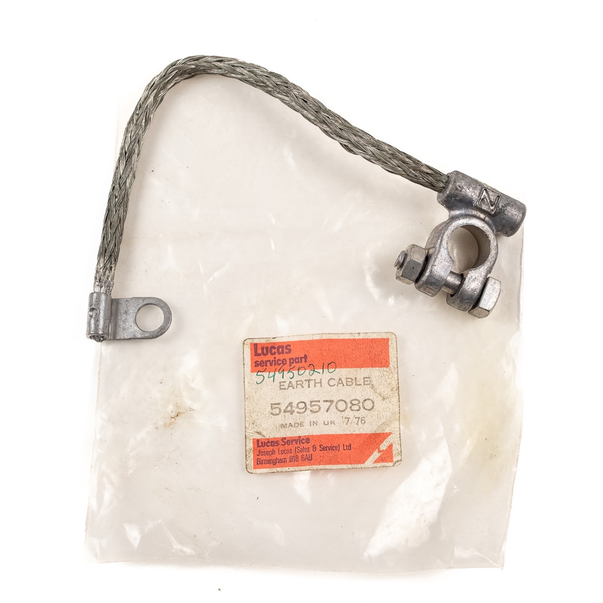 Jaguar Braided Battery Cable