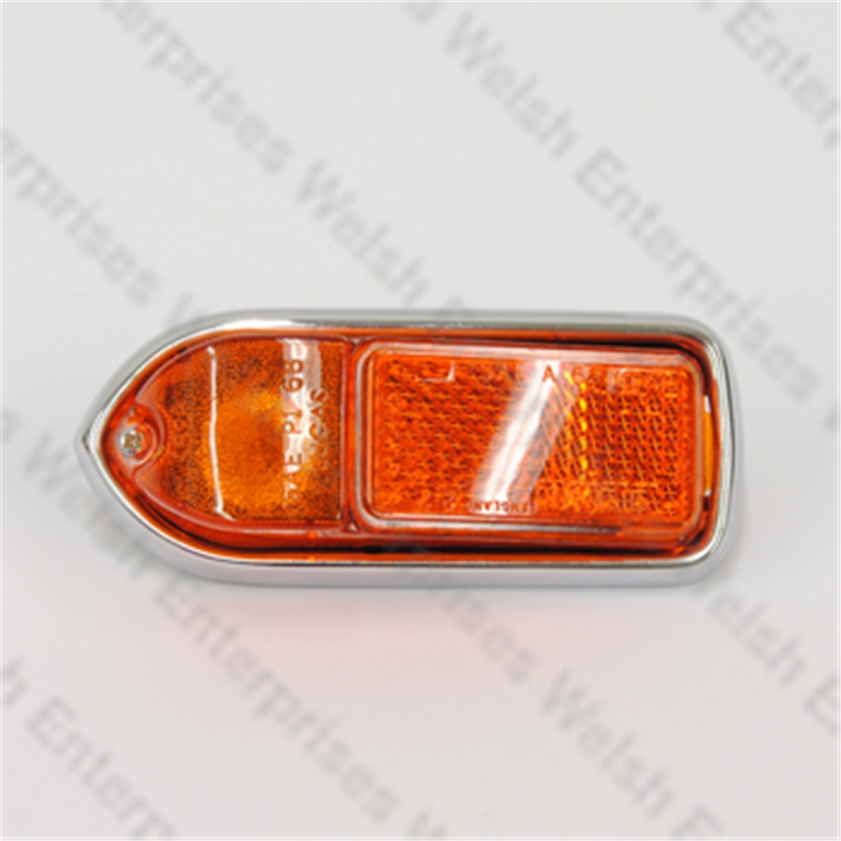Jaguar Side Marker Assembly Tall Amber - RHF - E-Type Series II/III (LUCAS)