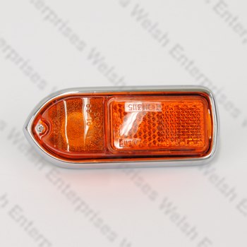 Jaguar Side Marker Assembly Tall Amber - RHF - E-Type Series II/III (LUCAS)
