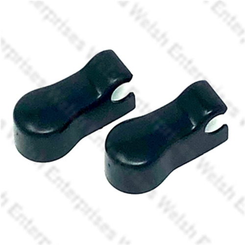 Jaguar Wiper Arm Nut Cover Pair