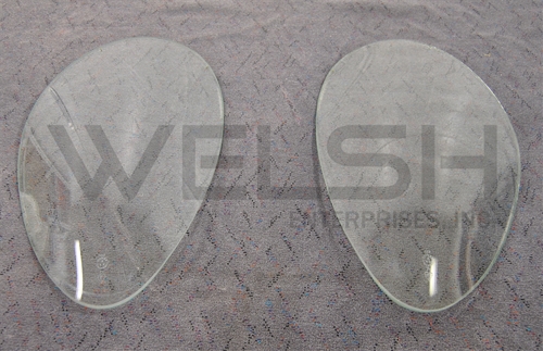 Jaguar E-Type (61-67) RH Headlight Glass