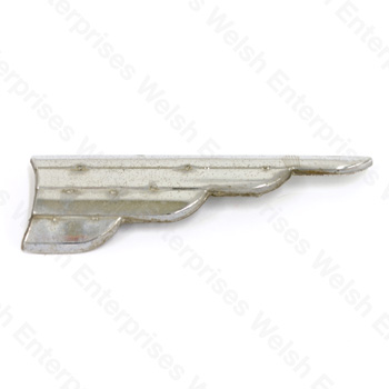 Jaguar Trunk Lock Wing Motif Right Hand - (USED)