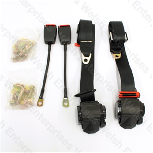 Jaguar 3 Point Seat Belt - Pair