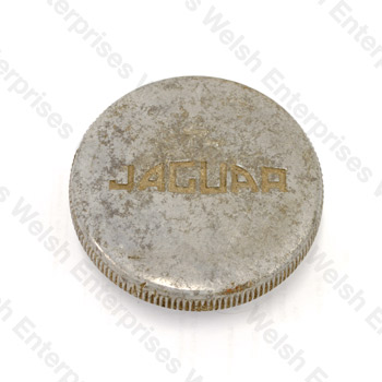 Jaguar Oil Filler Cap - Chrome  Lettering - (USED)
