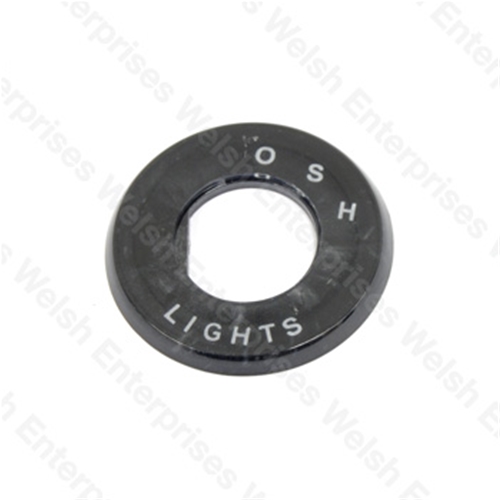 Jaguar Headlight Bezel - "O S H" - E-Type - Sedan