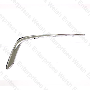 Jaguar Left Hand Rear Chrome Bumper Blade