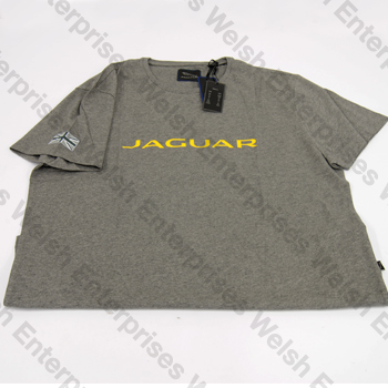 Jaguar Wordmark Mens T-Shirt (UK Extra Large US Large)