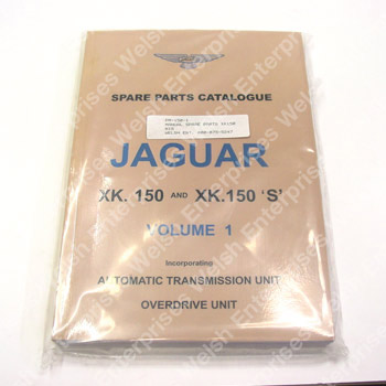 Jaguar Spare Parts Manual - XK150 Early