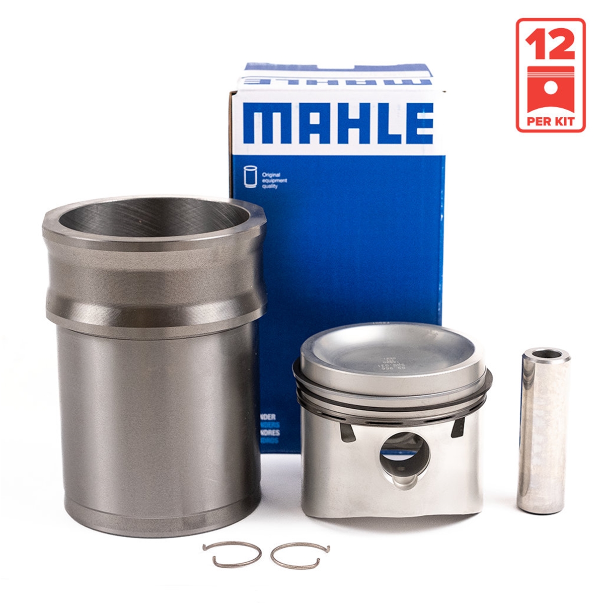 Jaguar Piston and Liner 8:1 Compression Non H.E. Standard Set of 12