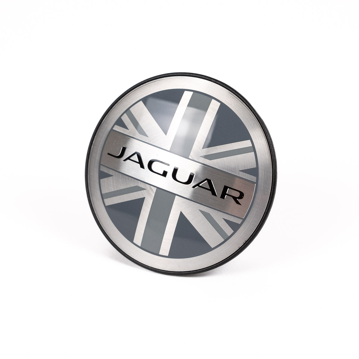 Jaguar Union Jack Wheel Badge