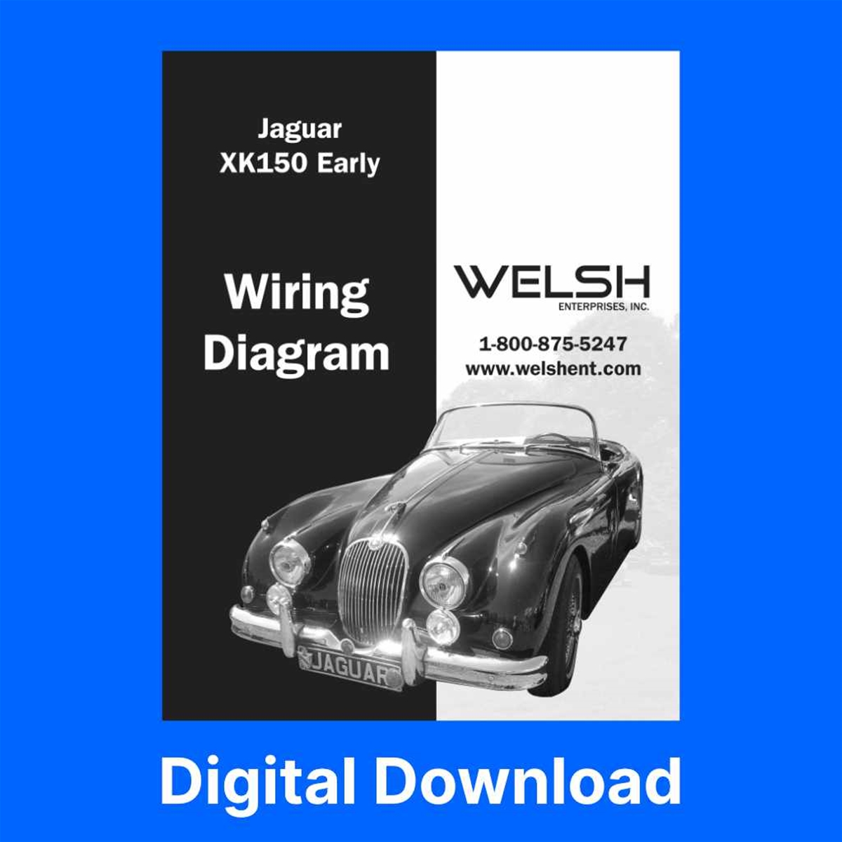 Jaguar Wiring Diagram - XK150 Early
