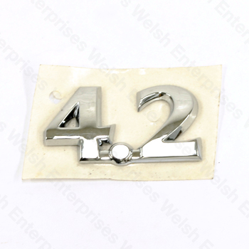 Jaguar S-Type "4.2" Trunk Badge