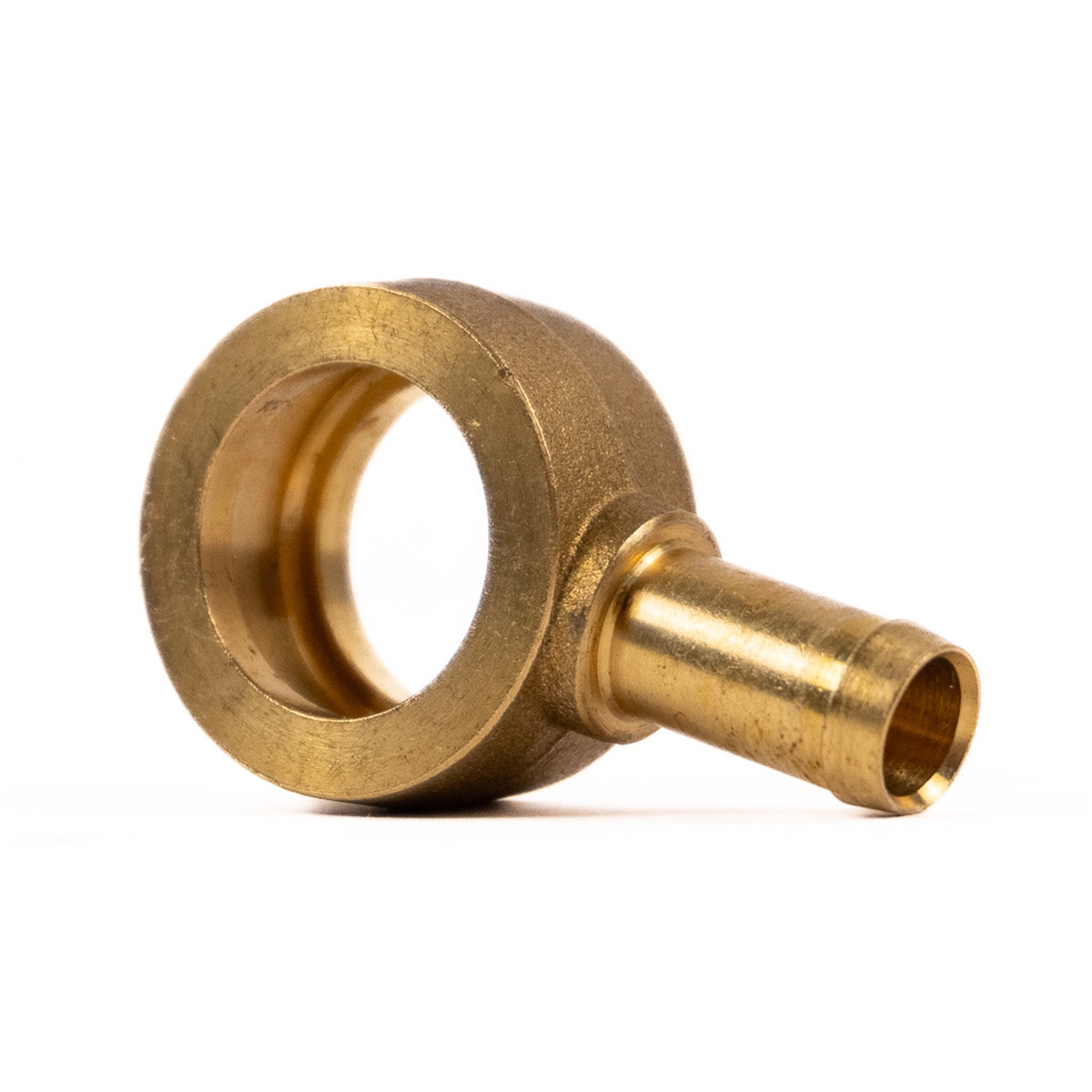 Jaguar Brass Barbed Banjo Fitting - 1/4" Bore