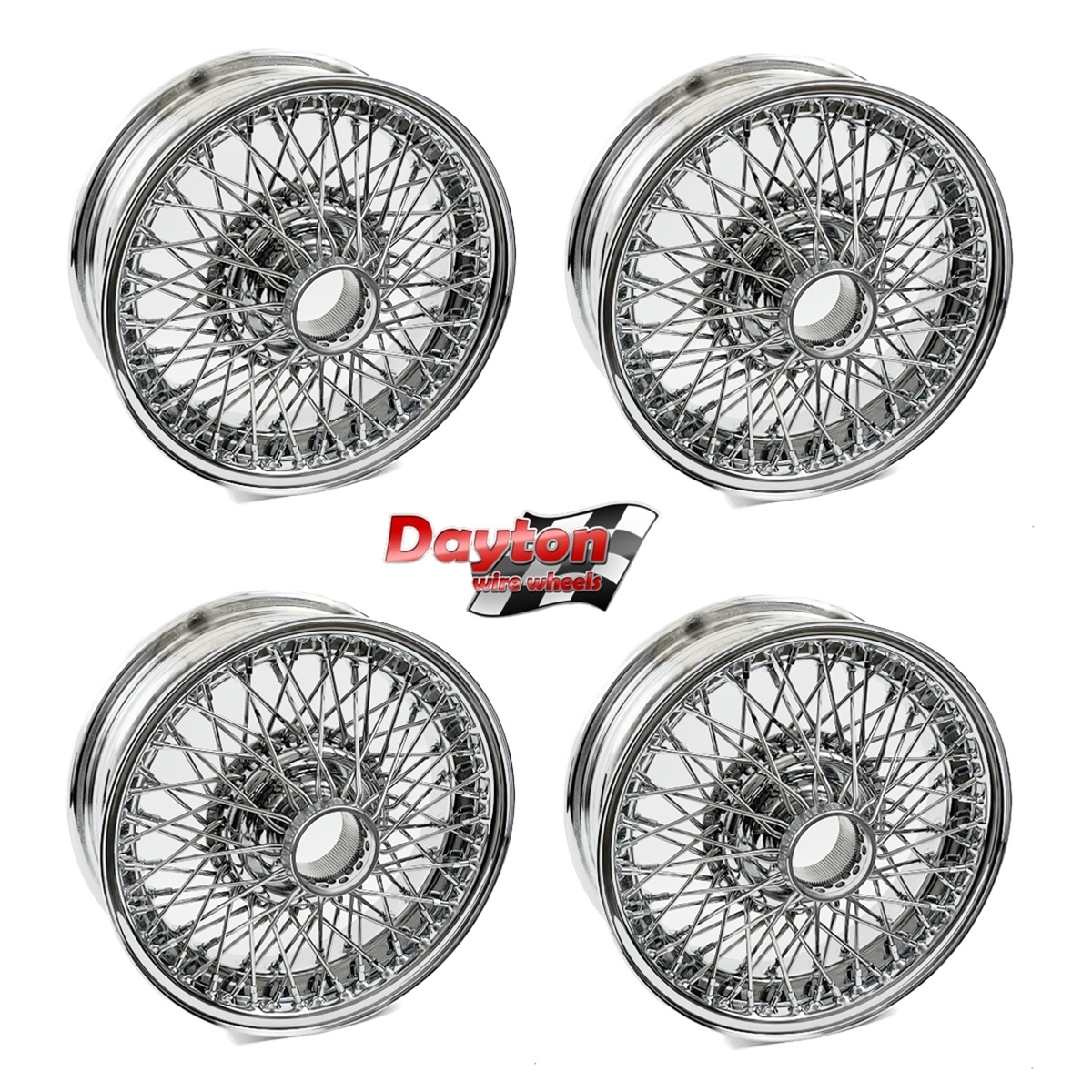 Jaguar 54 Spoke Dayton Wire Wheel
