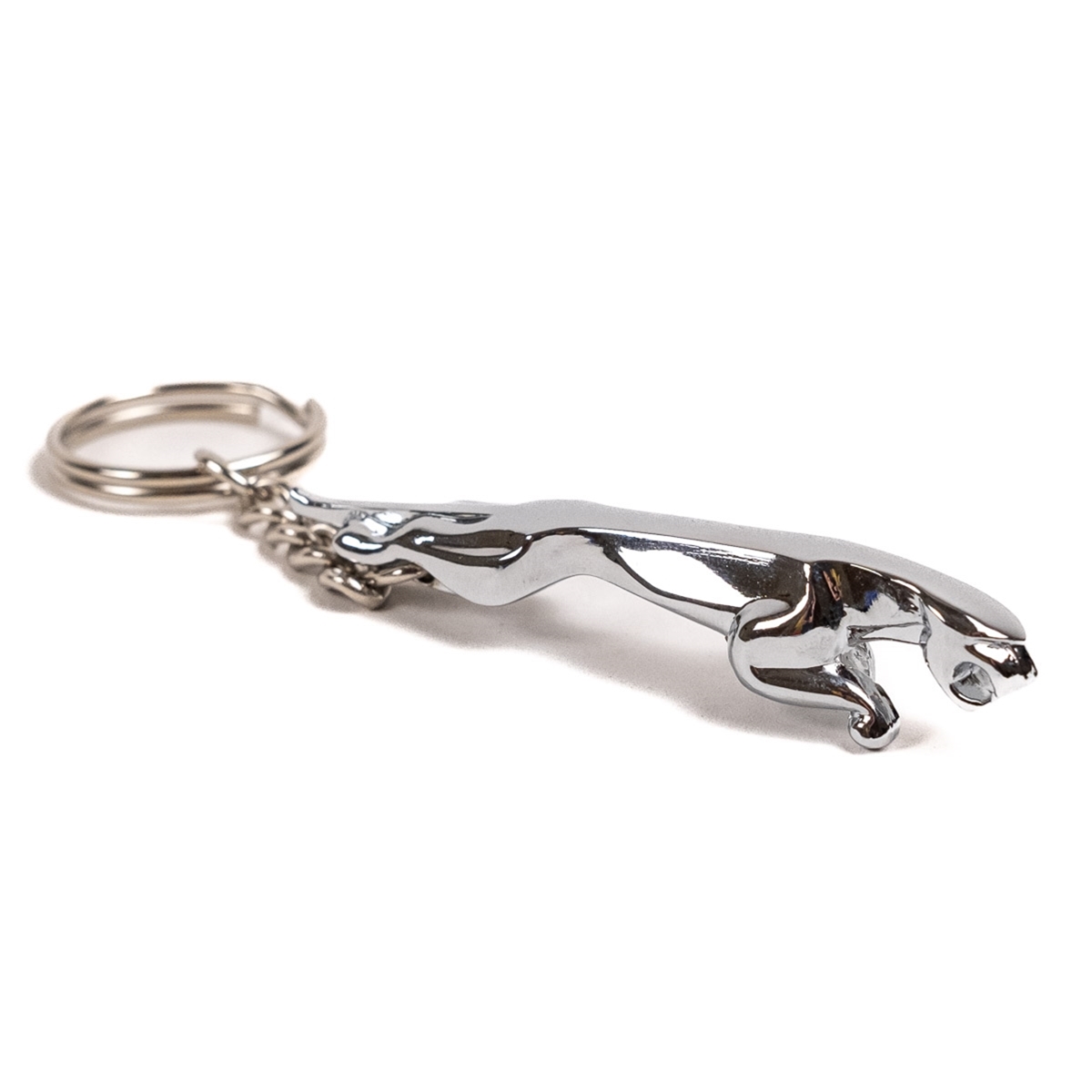 Jaguar Leaping Cat Keychain