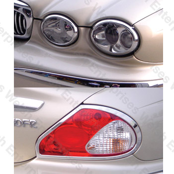 Jaguar Chrome Light Trim Kit - X-Type